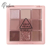 4Color Diamond Shimmer Matte Eyeshadow Pallete Earthy Shiny Long Lasting Waterproof Eye Pigment