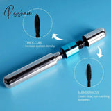 4D Mascara Silk Fiber Waterproof Easy To Dry Makeup Thick Natural Black Eyelash Cosmetics L7Z7