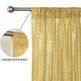 2/4pcs Vibrant Multi-Color Sequin Backdrop Curtain - Sparkling Photography Prop, Birthday Party Decor, Wedding Decoration, Home Decor Accent - Reusable, Easy to Hang, Durable, and Versatile Background Curtain for Memorable Mo