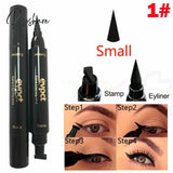 4Pcs Double Head Waterproof Liquid Eyeliner Moon Star Heart Shapes Tattoo Stamp Quick To Dry Eye