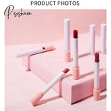 4Pcs Matte Velvet Cigarette Lipstick Long Lasting Moisturizing Lip Gloss Waterproof Balm Kit