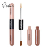 5 Colors Double-Headed Brightening Liquid Concealer Contour Foundation Cream Waterproof Face Make