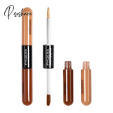 5 Colors Double-Headed Brightening Liquid Concealer Contour Foundation Cream Waterproof Face Make