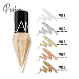 5 Colors Eye Shadow Pearlescent Diamond Liquid Sequins Smooth Shiny Liners Glitter Eyeliner