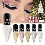 5 Colors Eye Shadow Pearlescent Diamond Liquid Sequins Smooth Shiny Liners Glitter Eyeliner