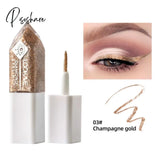 5 Colors Eye Shadow Pearlescent Diamond Liquid Sequins Smooth Shiny Liners Glitter Eyeliner