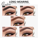 5 Colors Makeup Menow Eyebrow Pencil Marker Waterproof Tattoo For Eyebrows Enhancer Dye Tint Pen