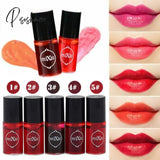5 Colors Waterproof Long Lasting Lip Gloss Tube Red Pink Tint Stain Makeup Liquid Lipstick Lipgloss