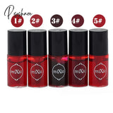 5 Colors Waterproof Long Lasting Lip Gloss Tube Red Pink Tint Stain Makeup Liquid Lipstick Lipgloss