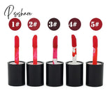 5 Colors Waterproof Long Lasting Lip Gloss Tube Red Pink Tint Stain Makeup Liquid Lipstick Lipgloss