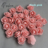 50/100/200/500Pcs 3Cm Foam Rose For Bear Artificial Flowers Diy Gifts Box Wedding Decorative