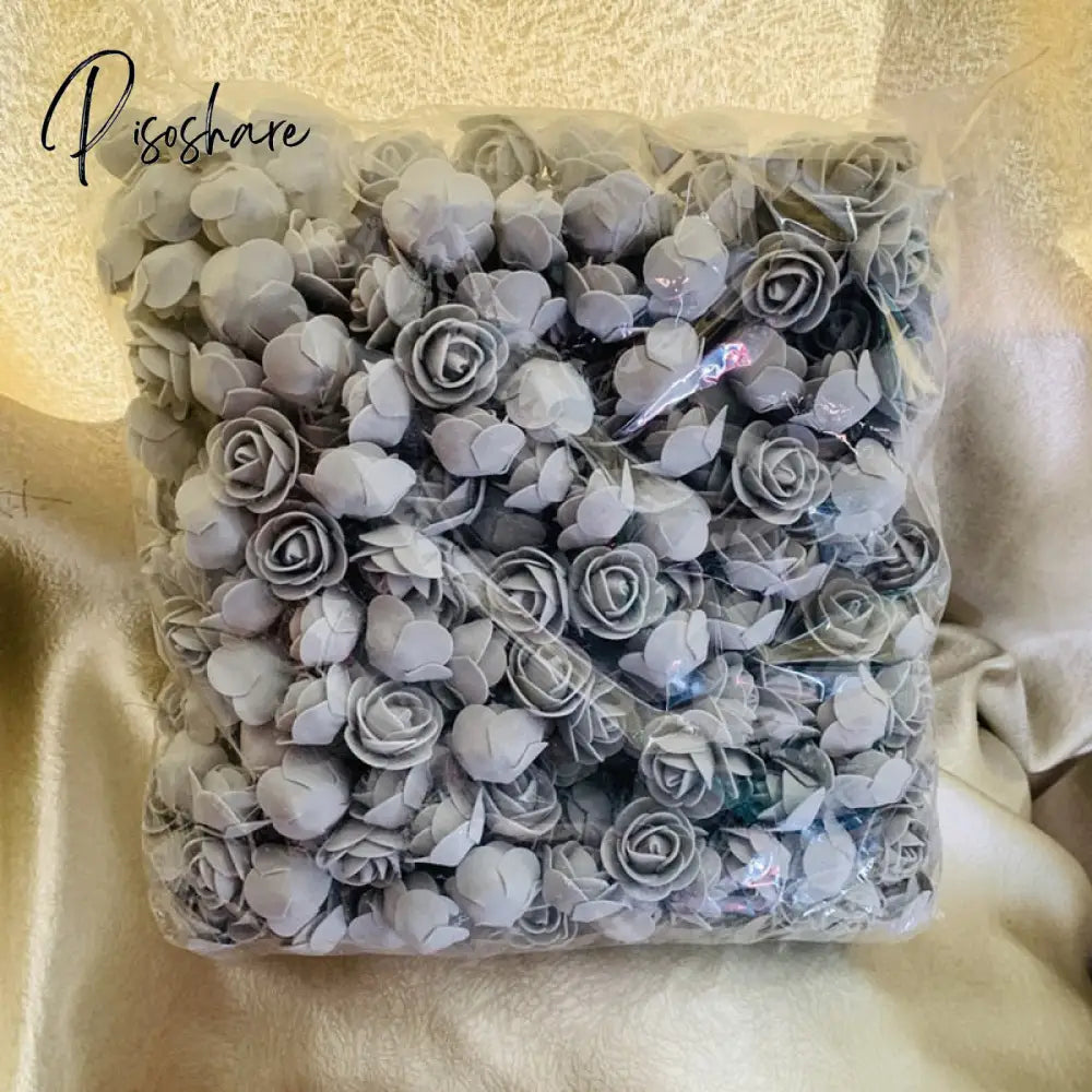 50/100/200/500Pcs 3Cm Foam Rose For Bear Artificial Flowers Diy Gifts Box Wedding Decorative