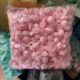 50/100/200/500Pcs 3Cm Foam Rose For Bear Artificial Flowers Diy Gifts Box Wedding Decorative