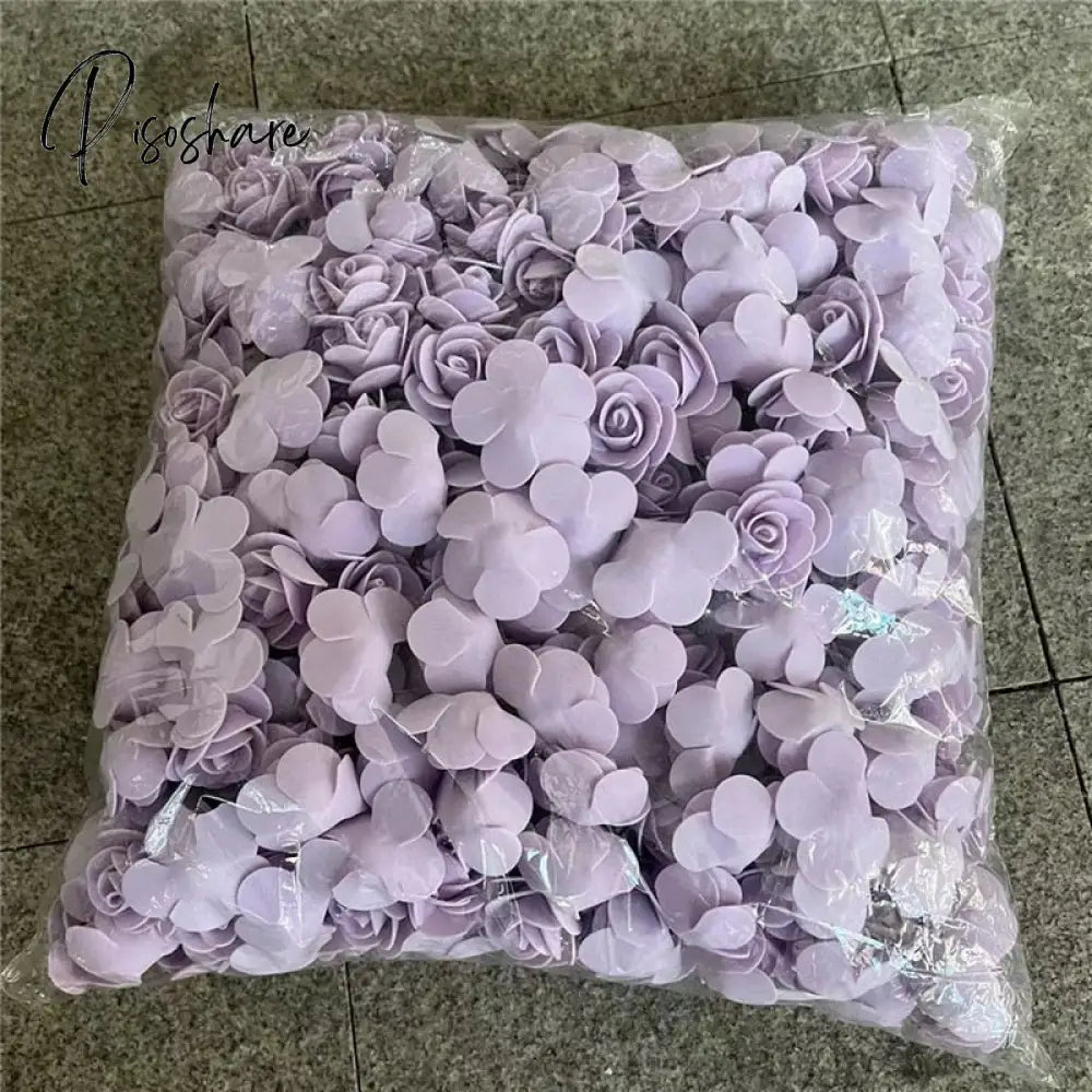 50/100/200/500Pcs 3Cm Foam Rose For Bear Artificial Flowers Diy Gifts Box Wedding Decorative
