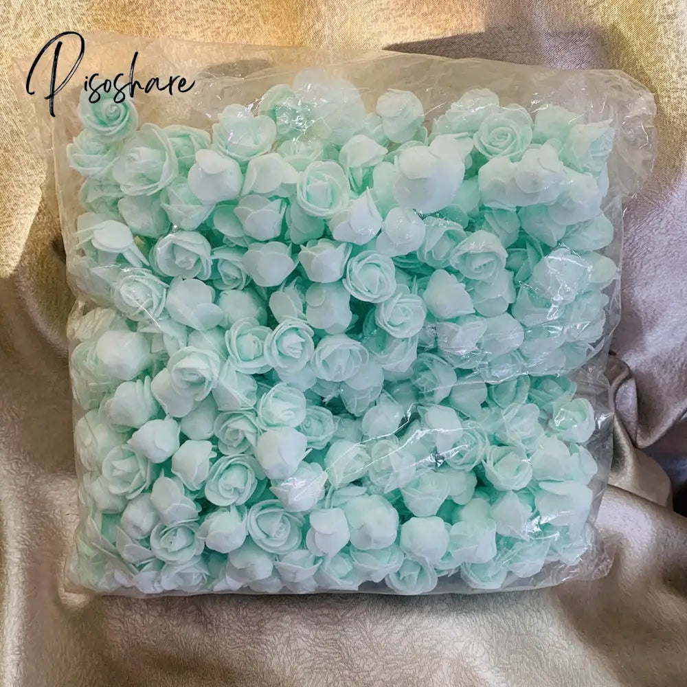 50/100/200/500Pcs 3Cm Foam Rose For Bear Artificial Flowers Diy Gifts Box Wedding Decorative