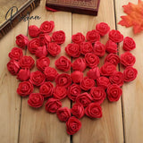 50/100/200/500Pcs 3Cm Foam Rose For Bear Artificial Flowers Diy Gifts Box Wedding Decorative