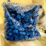 50/100/200/500Pcs 3Cm Foam Rose For Bear Artificial Flowers Diy Gifts Box Wedding Decorative