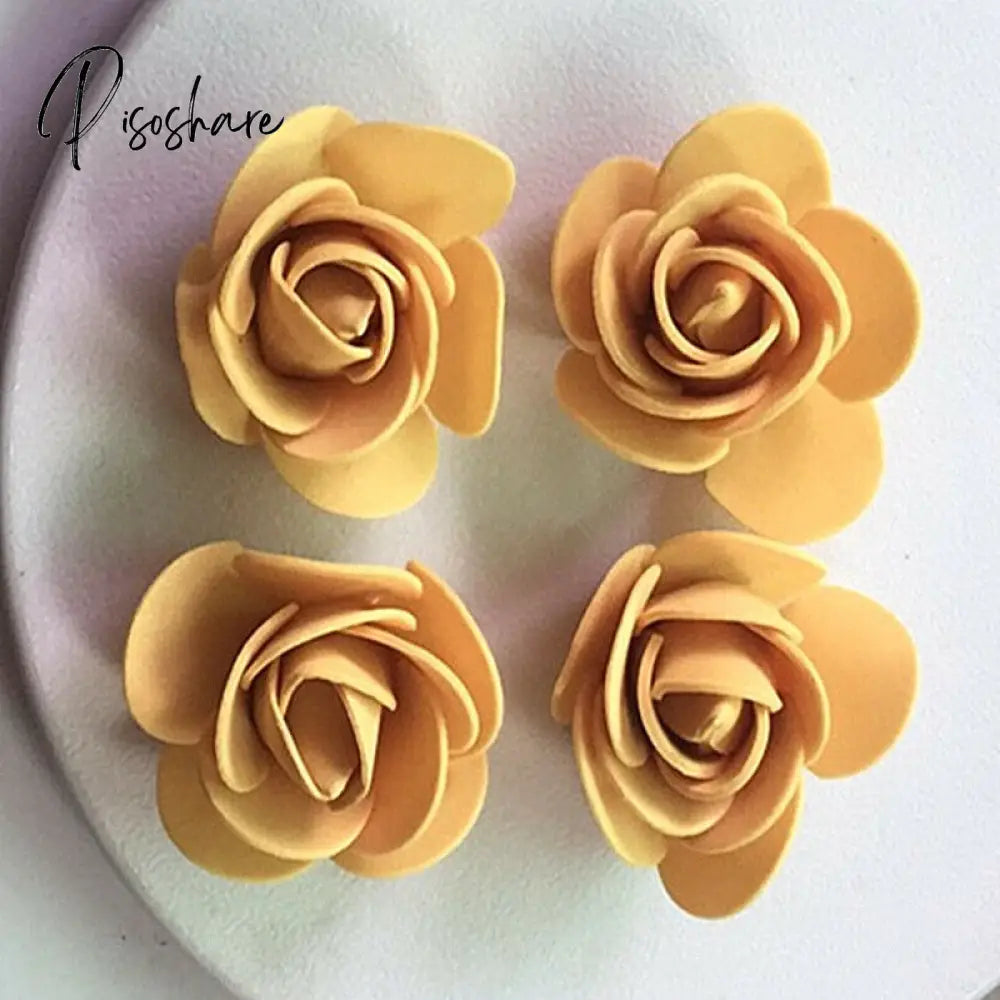 50/100/200/500Pcs 3Cm Foam Rose For Bear Artificial Flowers Diy Gifts Box Wedding Decorative