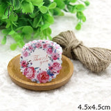 50Pcs/Lot Beautiful Paper Tags With Hemp Rope Wedding Diy Package Party Decorations Mariage