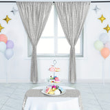 2/4pcs Vibrant Multi-Color Sequin Backdrop Curtain - Sparkling Photography Prop, Birthday Party Decor, Wedding Decoration, Home Decor Accent - Reusable, Easy to Hang, Durable, and Versatile Background Curtain for Memorable Mo