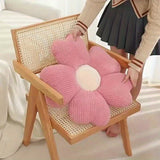 [1pc Breathable Flower Seat Cushion] 1pc Home Decorative Cushion, Breathable Flower Seat Cushion, Table Chair Cushion Floor Pillow For Sofa Couch Bed Office
