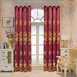 1 Panel Chenille Semi Blackout Curtains, European Embroidered Flower Curtains for Living Room Bedroom Window Door Decoration Home Decor