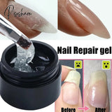 5Ml Fiber Cracked Nail Repair Gel Strengthen Lasting Harmless For Broken Nails Uv Fiberglass