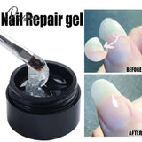 5Ml Fiber Cracked Nail Repair Gel Strengthen Lasting Harmless For Broken Nails Uv Fiberglass