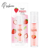 6 Color Random Roll-On Fruit Oil Lip Balm Gloss Moisturizing Mirror Transparent Long Lasting