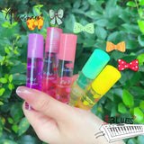 6 Color Random Roll-On Fruit Oil Lip Balm Gloss Moisturizing Mirror Transparent Long Lasting