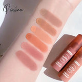 6 Colors Matte Liquid Eyeshadow Cream Milk Tea Blush Pallete Velvet Cheek Blusher Nude Powder