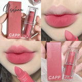 6 Colors Matte Waterproof Velvet Lipstick Sexy Red Brown Nude Pigments Longlasting Makeup Long