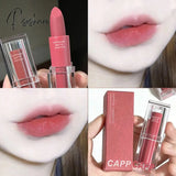 6 Colors Matte Waterproof Velvet Lipstick Sexy Red Brown Nude Pigments Longlasting Makeup Long