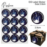 60/120Pcs Ramadan Eid Mubarak Decorations Paper Sticker Gift Lable Seal Islamic Muslim Eid Al-Fitr