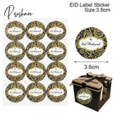 60/120Pcs Ramadan Eid Mubarak Decorations Paper Sticker Gift Lable Seal Islamic Muslim Eid Al-Fitr