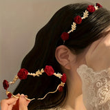 Vintage French Style Hair Accessory for Women, Perfect for Parties & Photo Shoots