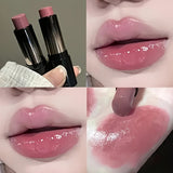 Shimmery Lipstick Deluxe - 6-in-1 Moisturizing Long-Lasting Matte Lip Color with Hydrating & Plumping Effect, Full Coverage for All Skin Types, Berry & Mixed Tones, Ideal for Travel & Work, Adult Age Range