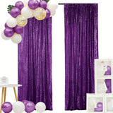 2/4pcs Vibrant Multi-Color Sequin Backdrop Curtain - Sparkling Photography Prop, Birthday Party Decor, Wedding Decoration, Home Decor Accent - Reusable, Easy to Hang, Durable, and Versatile Background Curtain for Memorable Mo