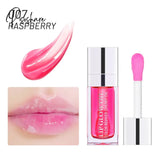 6Ml Transparent Crystal Jelly Lipgloss Shiny Clear Mirror Moisturizing Lip Oil Plumping Balm Liquid