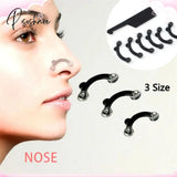 6Pcs/Set Beauty Nose Up Lifting Bridge Shaper Massage Tool No Pain Nose Shaping Clip Clipper Women Girl Massager 3 Size