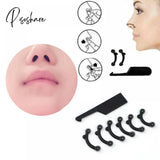 6Pcs/Set Beauty Nose Up Lifting Bridge Shaper Massage Tool No Pain Shaping Clip Clipper Women Girl