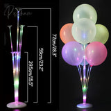 7/11/19 Tube Balloon Holder Balloons Stand Column Confetti Kids Birthday Party Baby Shower Wedding