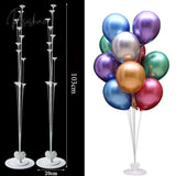 7/11/19 Tube Balloon Holder Balloons Stand Column Confetti Kids Birthday Party Baby Shower Wedding