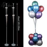 7/11/19 Tube Balloon Holder Balloons Stand Column Confetti Kids Birthday Party Baby Shower Wedding