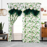 2pcs/1set Floral Pattern Curtains, Decorative Window Drapes, Window Treatments For Bedroom Living Room, Home Decoration, Room Decoration