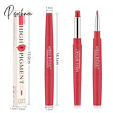 8 Color Matte Lipstick Lip Liner 2 In 1 Brand Makeup Durable Waterproof Nude Red Lips Make Up