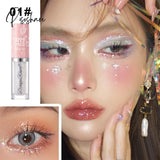 8 Colors Glitter Liquid Eyeshadow Highlighter Waterproof Pearlescent Shiny Eye Shadow Sequin