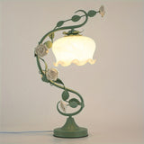 Rose Desk Lamp - Flower Table Light Bedside Reading Lamp for Bedroom Art Decoration