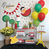 86Pcs Fruit Party Decorations Set Hawaiian Decoratie Baby Shower Watermelon Latex Balloon Arch