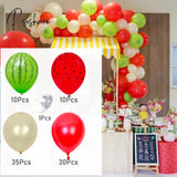 86Pcs Fruit Party Decorations Set Hawaiian Decoratie Baby Shower Watermelon Latex Balloon Arch